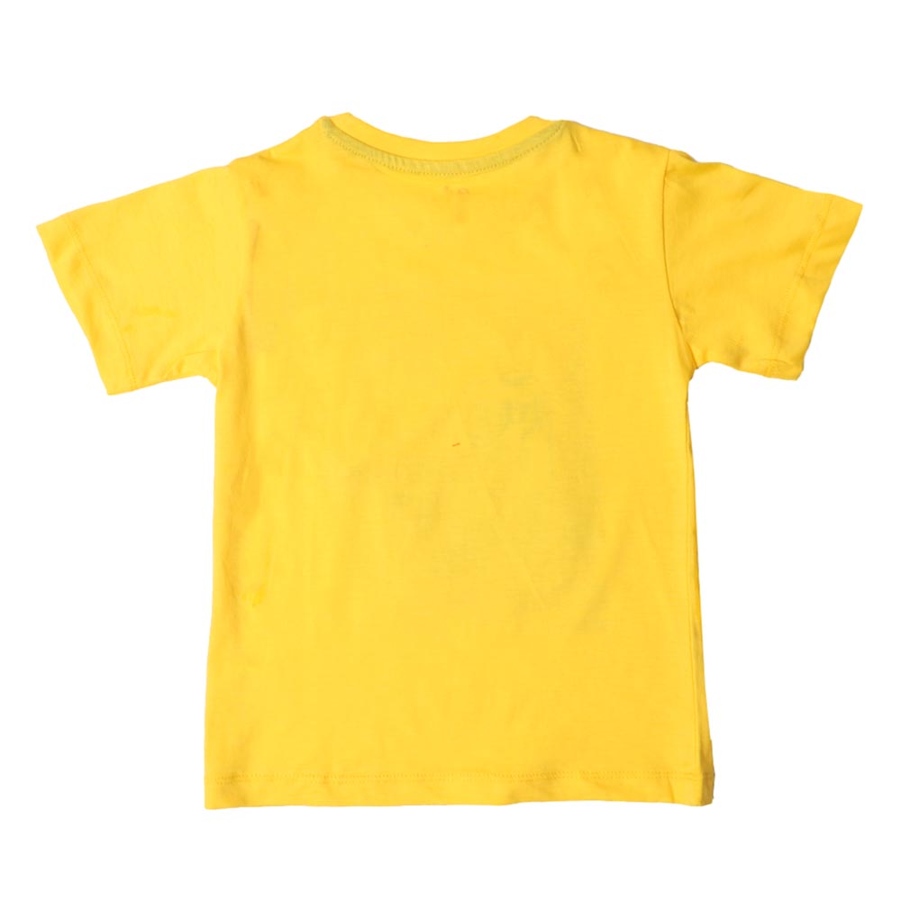 Boys Round Neck T-Shirt City - Yellow