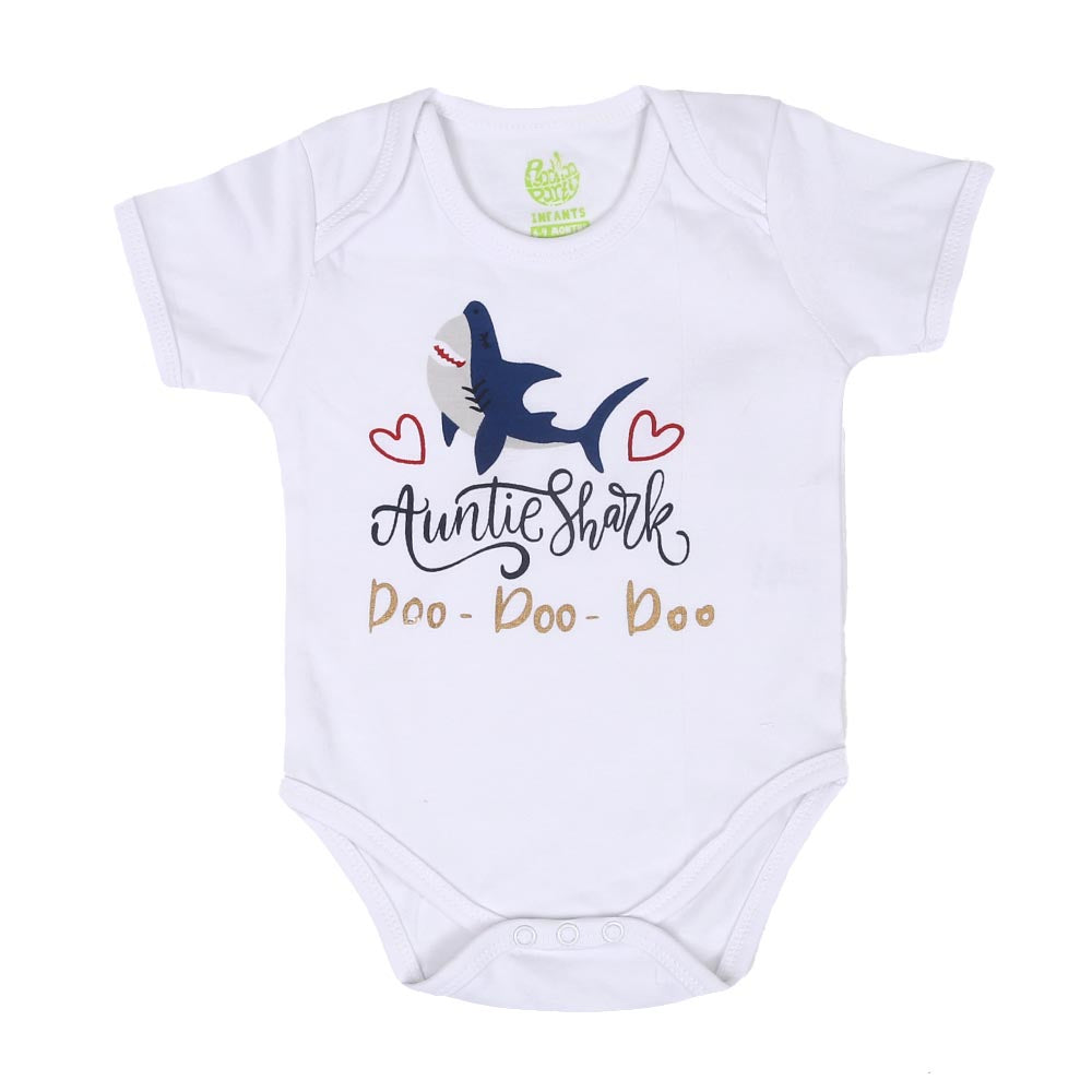 Unisex Romper Doo Doo Doo - White