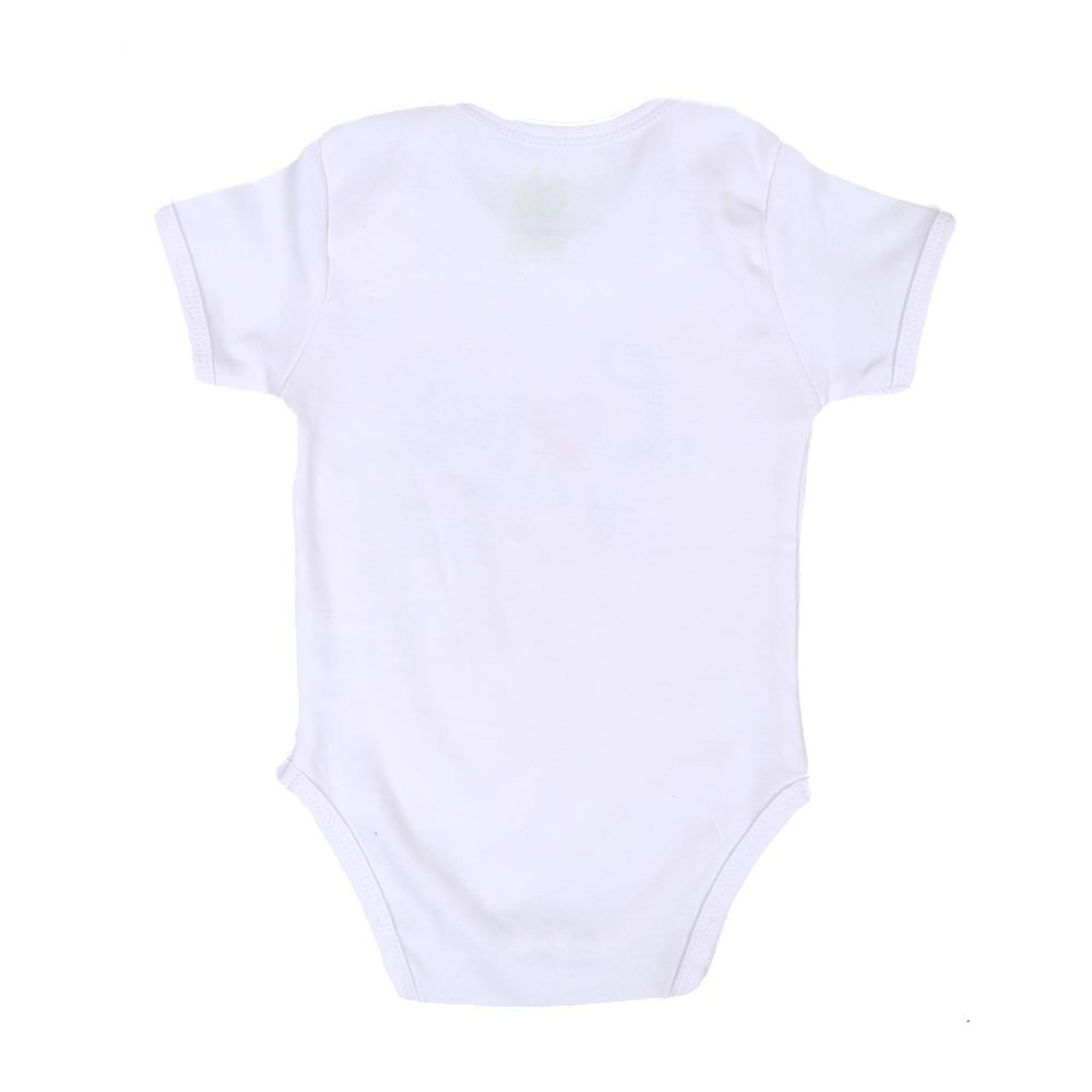 Unisex Romper Love Mom&Dad - White