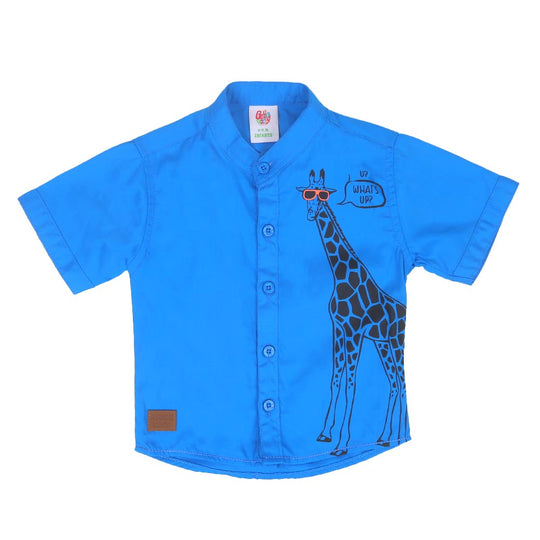 Infant Boys Casual Shirts - Royal Blue