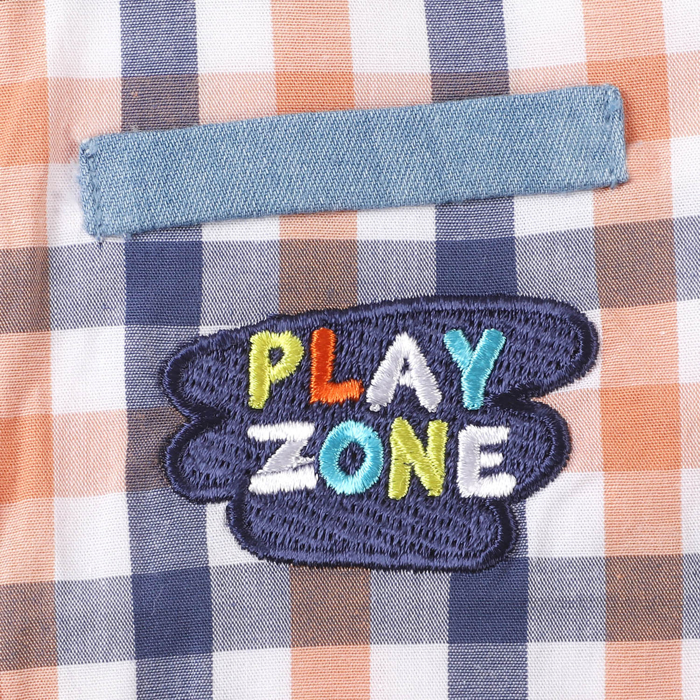 Infant Boys Cotton Casual Shirt Play Zone - Striper