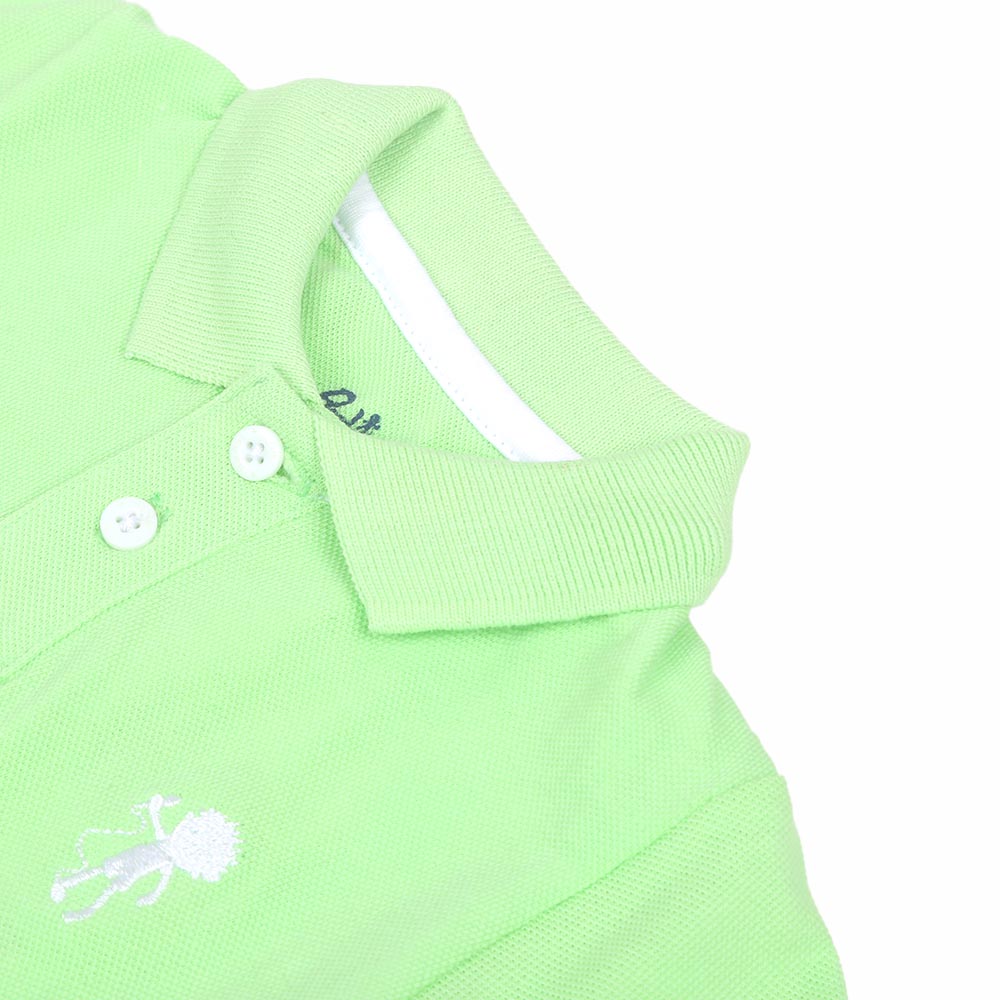 Infant Boys Polo Basic - P.Green