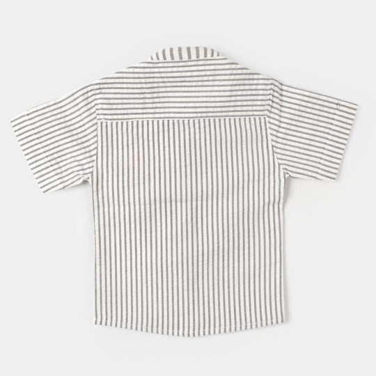 Infant Boys Cotton Casual Shirt Palm Stripes - Striper