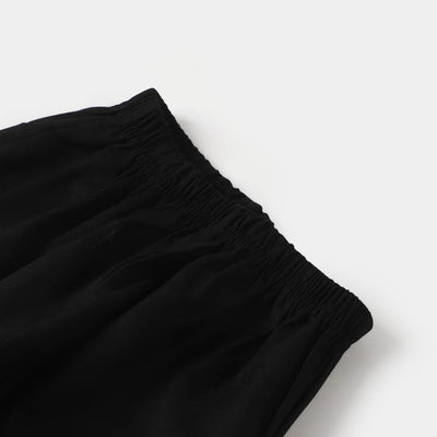 Infant Girls Cotton Pant - Black