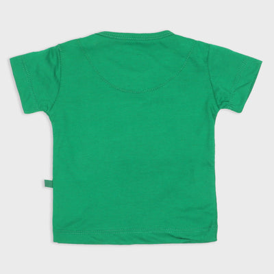 Infant Boys T-Shirt Pakistan Flag - Fern Green