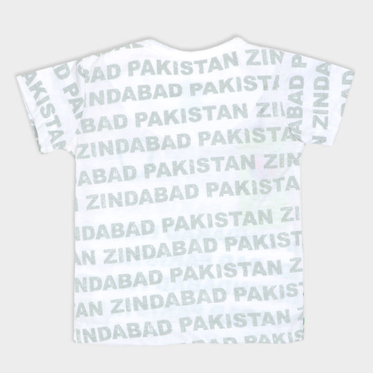 Infant Boys T-Shirt Hum Hain Pakistan - B White