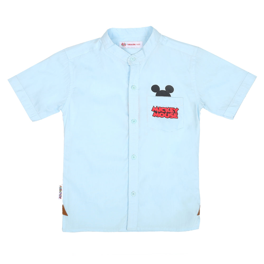 Boys Casual Shirt -Sky Blue