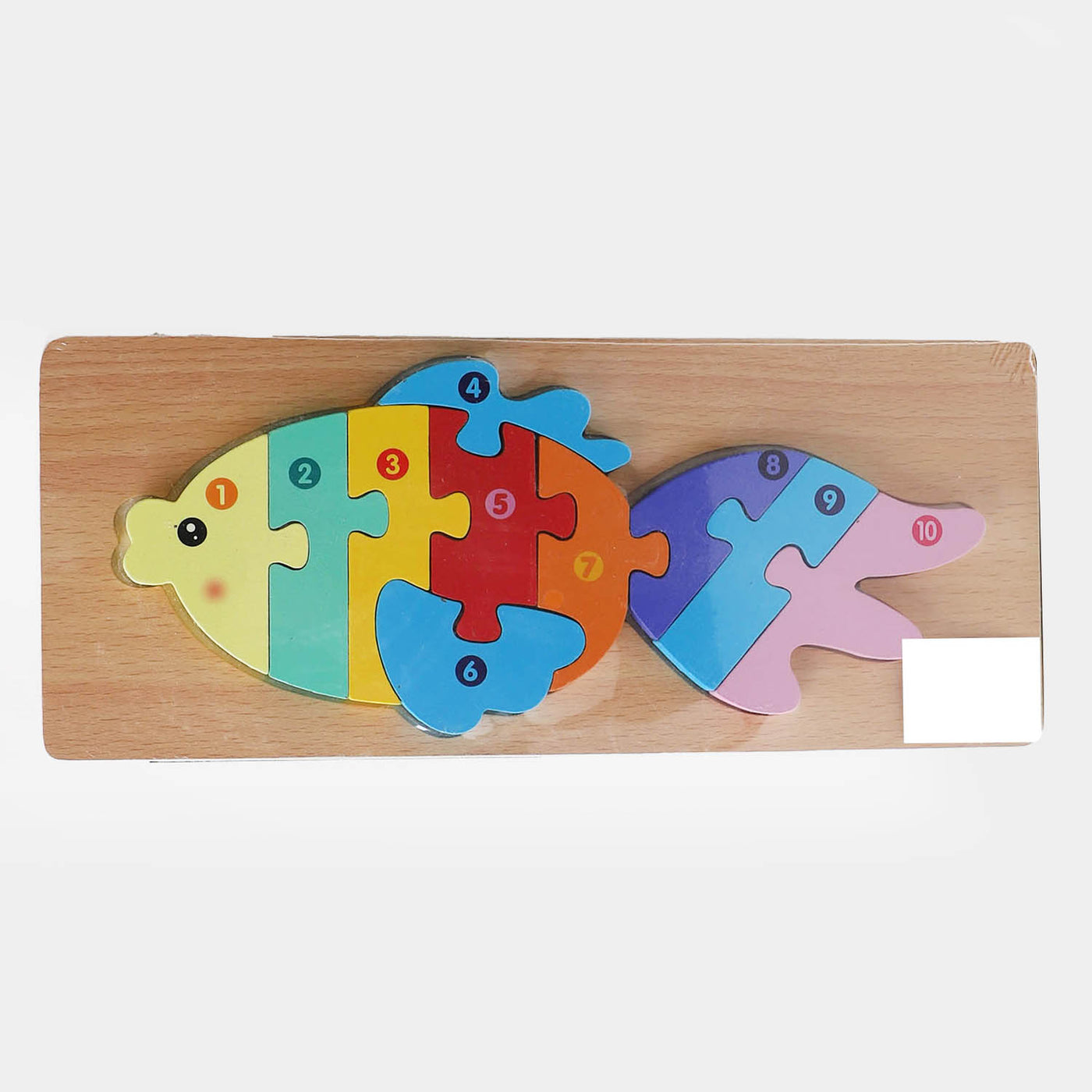 Fish Jigsaw Puzzle Educational Learning Wooden Toy