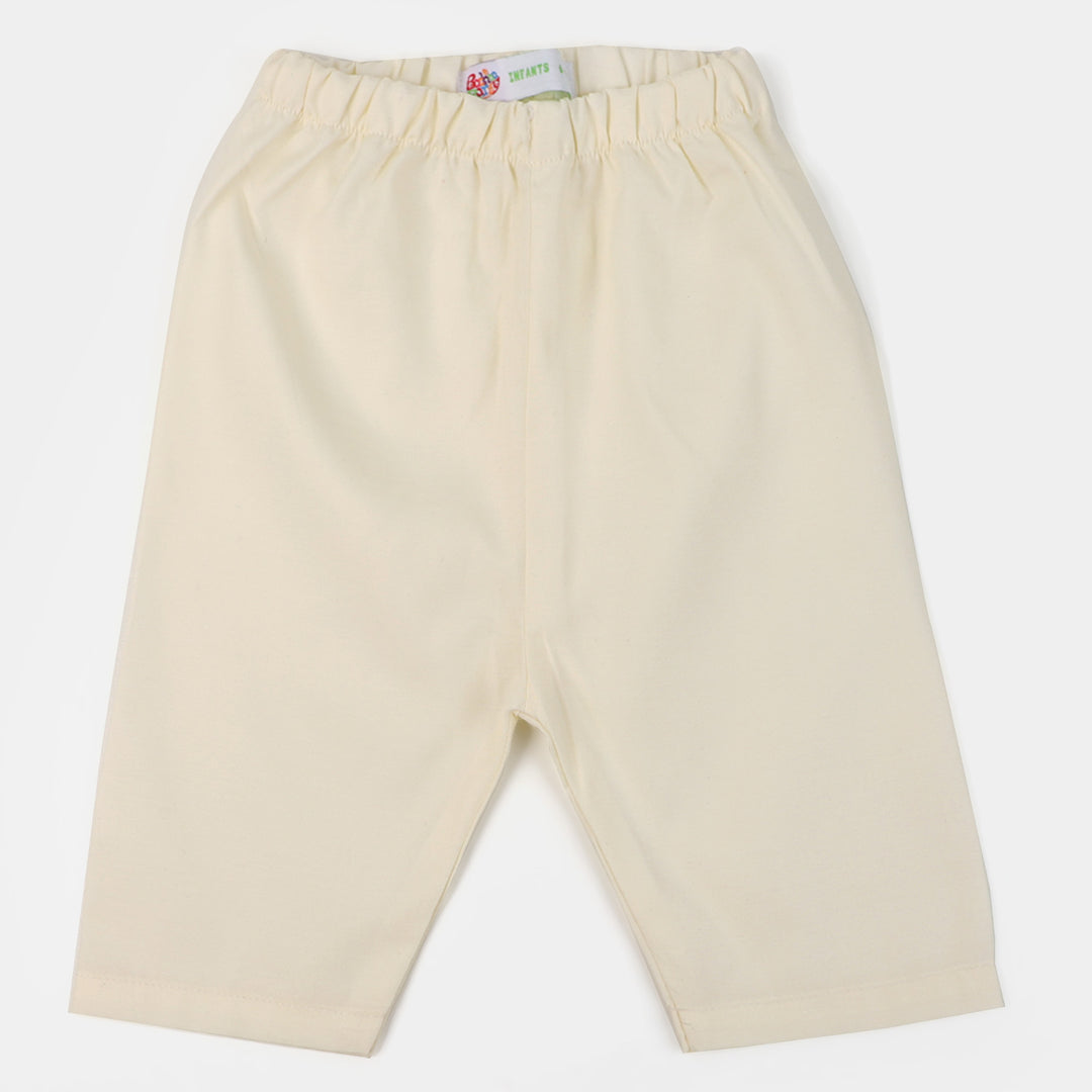 Infant Boys Basic Kurta Pajama - Off White