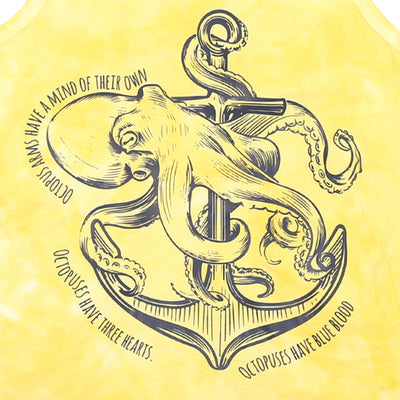 Boys Sando Octopus-Yellow