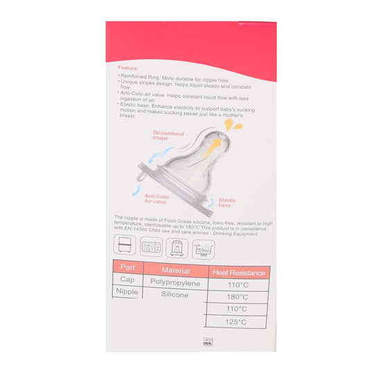 Farlin Feeding Bottle Wide Neck 200Cc Nf-809 - Orange