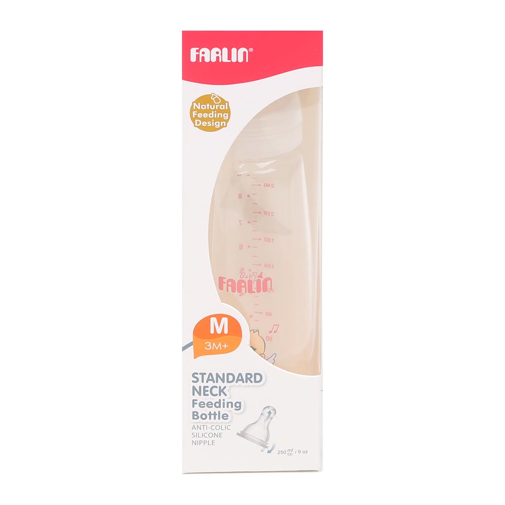Farlin Feeding Bottle 9 Oz Top-747 - Pink