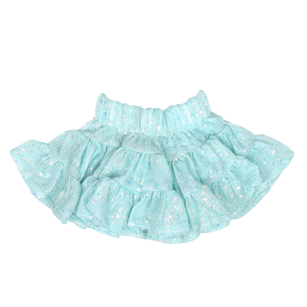 Infant Girls Casual Skirt Sequin-AQUA