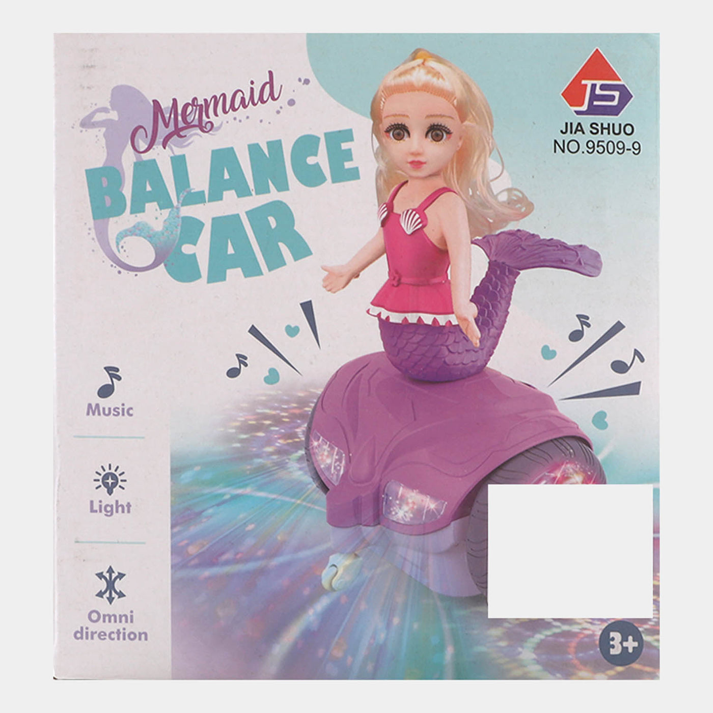 Electric Balance Car With Mermaid For Kids