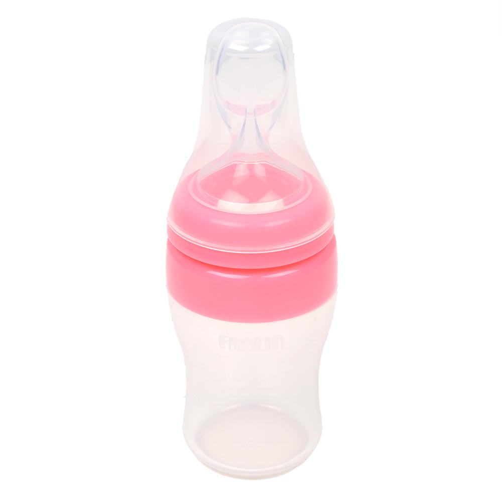 Farlin Transbottle Silicone Feeder 150ml -Pink