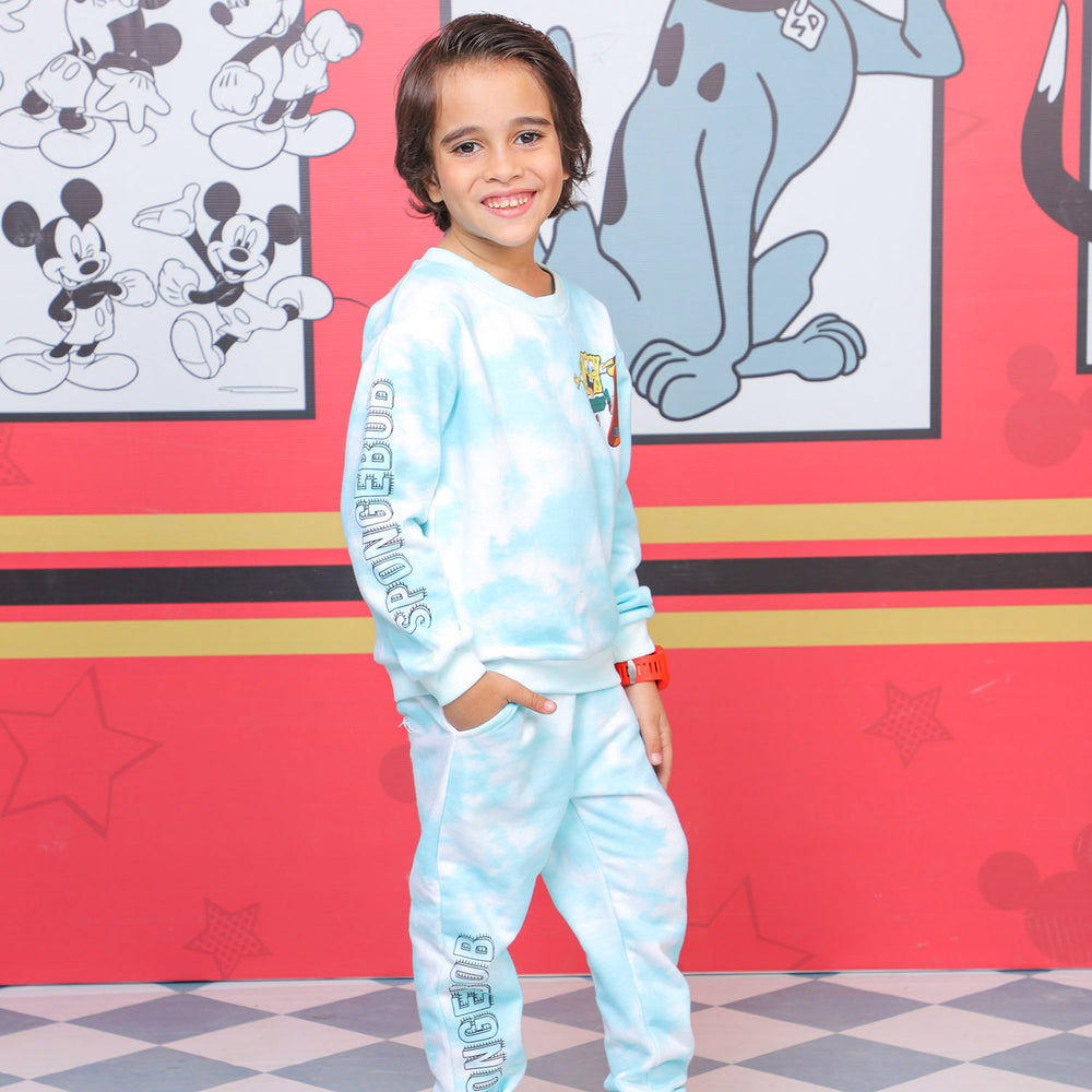 Boys 2 Pcs Suit Character- Tie Dye