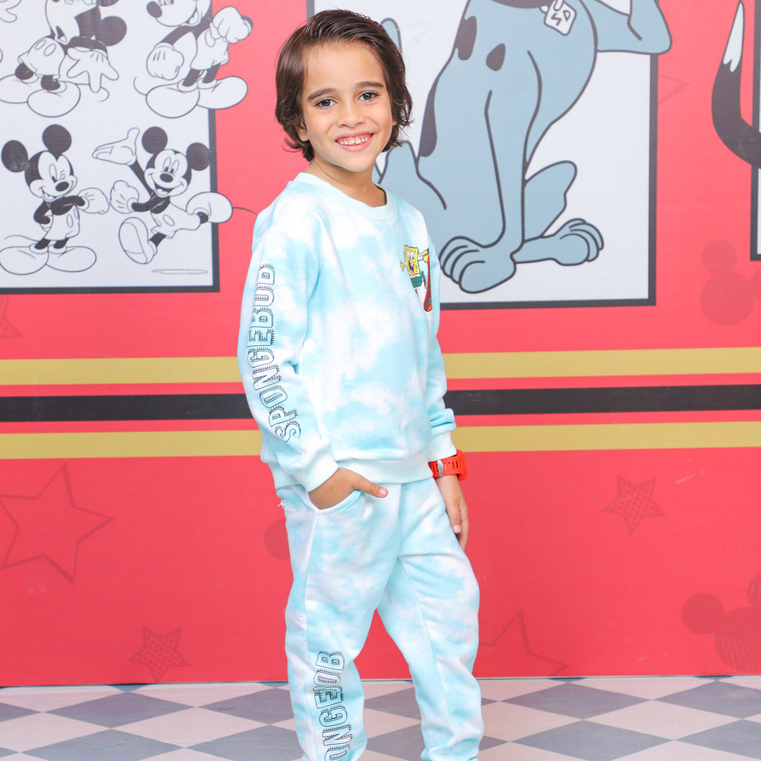 Boys 2 Pcs Suit Character- Tie Dye