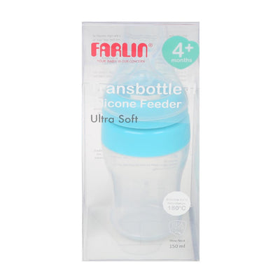 Farlin Transbottle II Silicone Feeder 150ml -Blue