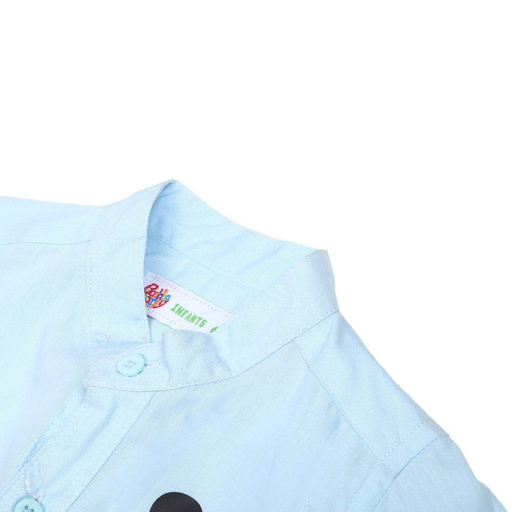 Infant Boys Casual Shirt -Sky Blue