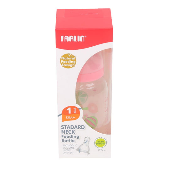 Farlin Pastel Feeding Bottle 4 Oz Nf-868 - Pink