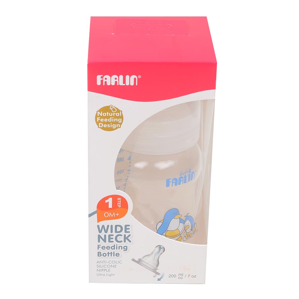 Farlin Feeding Bottle Wide Neck 200Cc Nf-809 - Blue