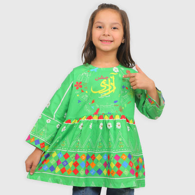Girls Independence Top Freedom - Green