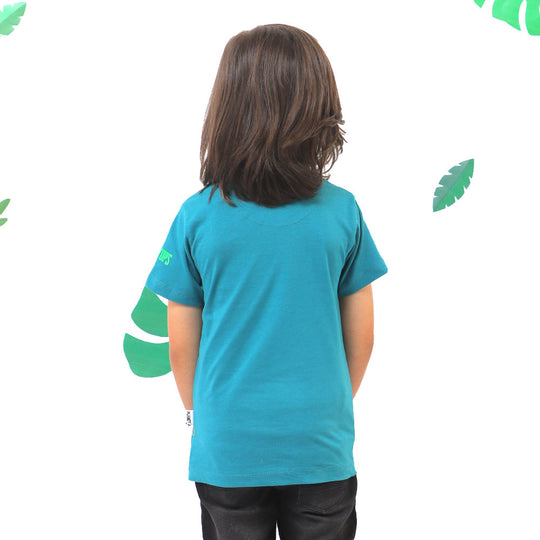 Boys T-Shirt Triceratops -Harbor Blue