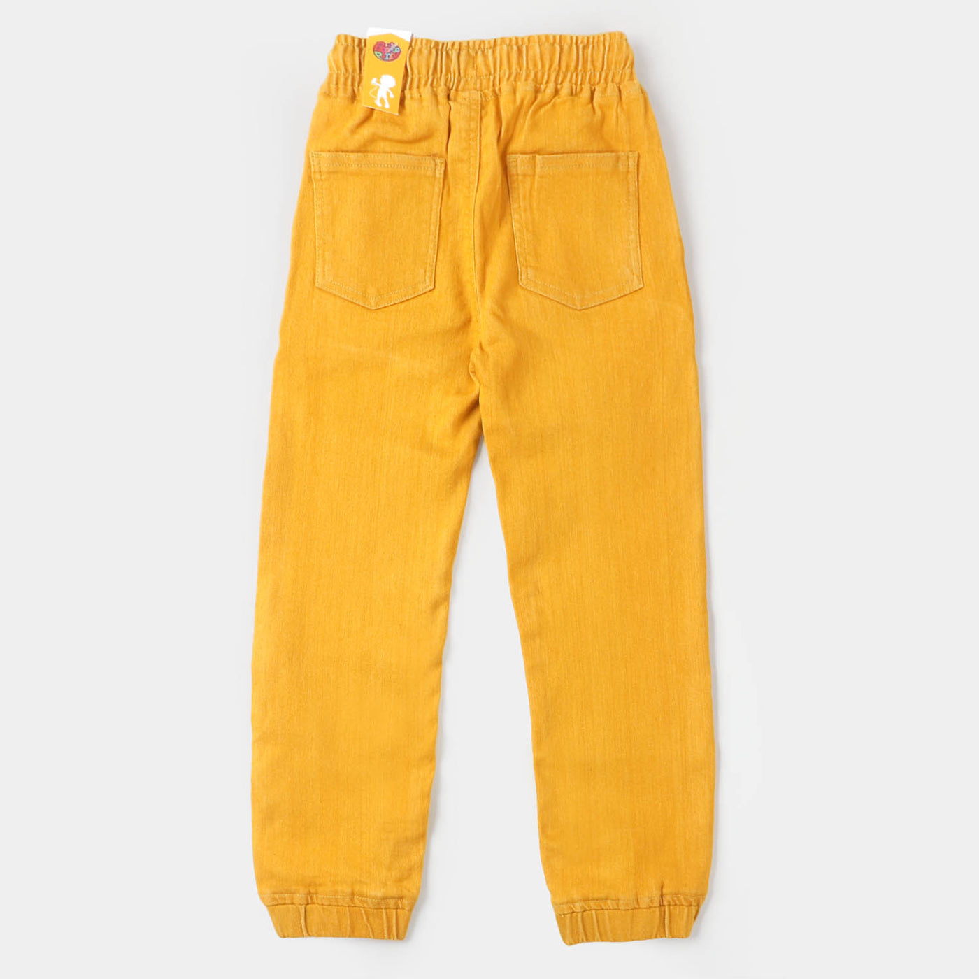 Girls Cotton Jegging Solid - Yellow