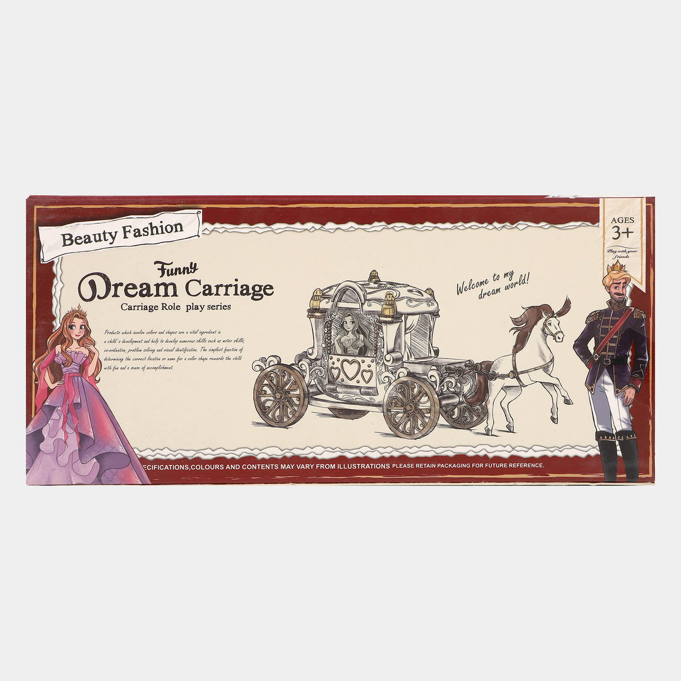 Classic Dream Carriage For Kids