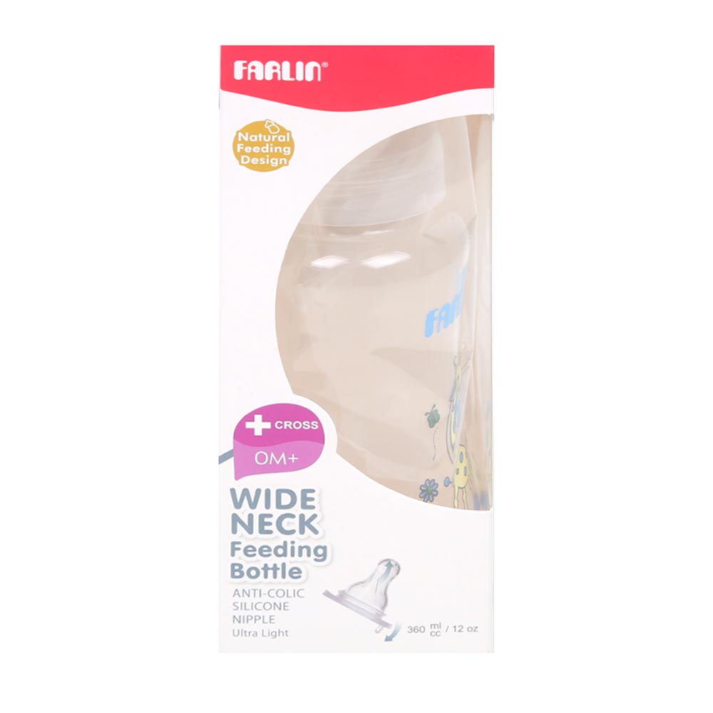 Farlin Feeding Bottle Wide Neck 360Cc Nf-806 - Blue