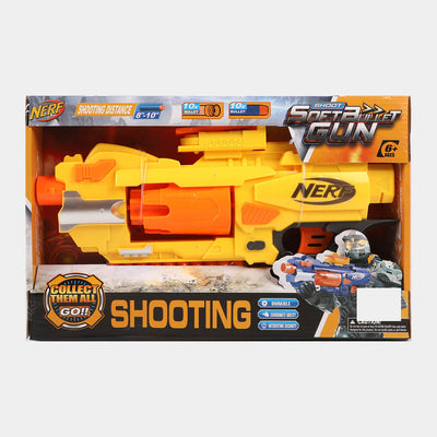 Nerf Soft Arrow Shoot Toy- Yellow and Orange