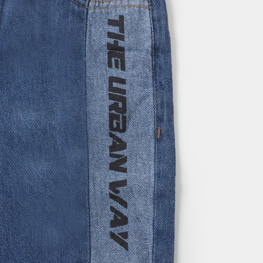 Boys Denim Short The Urban Way - Mid Blue