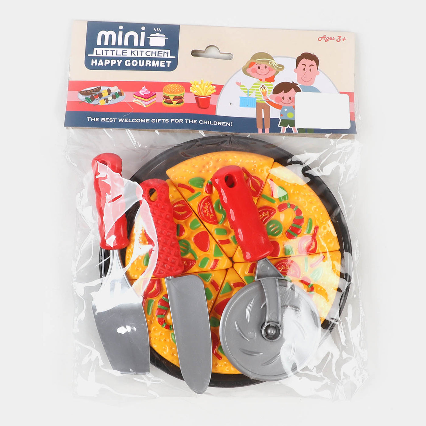 Cutting Pizza Food Play Set For Kids