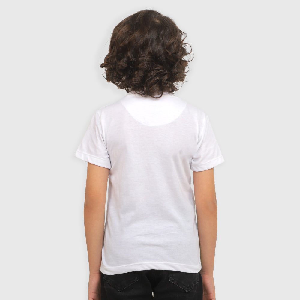 Boys T-Shirt Pakistan Flag - B. White