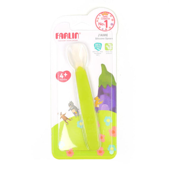 Farlin Silicone Spoon - Green (BF-239A)