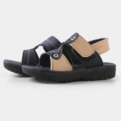 Boys Sandal 203-30 - Navy/Beige