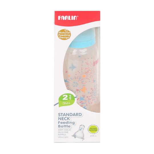 Farlin Pastel Feeding Bottle 9 Oz Nf-767 - Blue