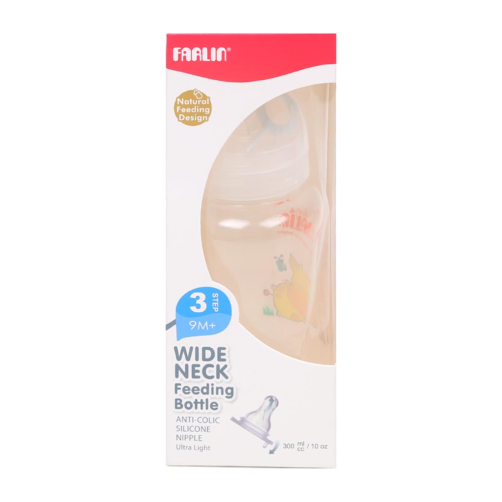 Farlin Feeding Bottle Wide Neck 300Cc Nf-805 - Orange
