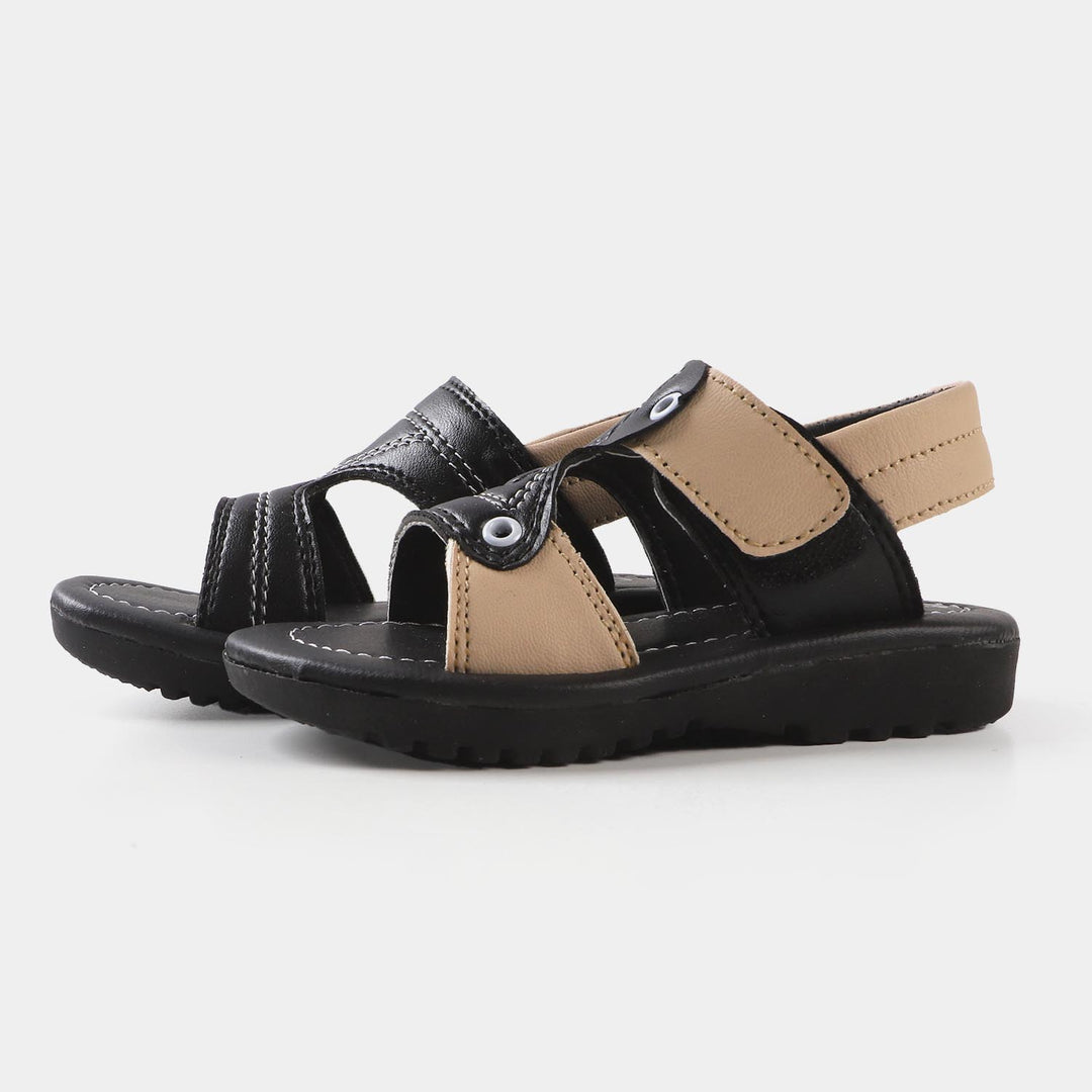 Boys Sandal 203-30 - Black/Beige