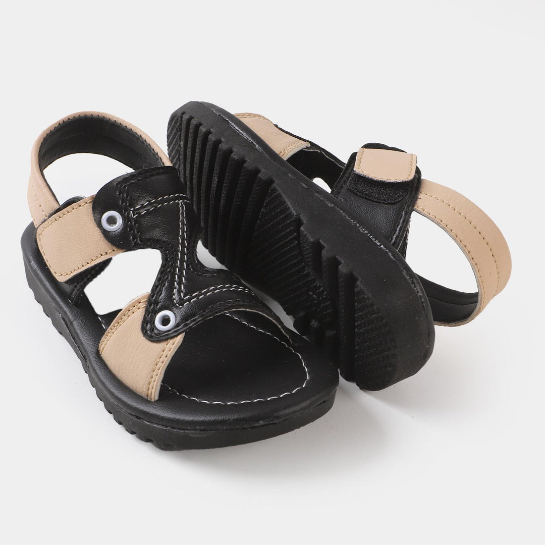 Boys Sandal 203-30 - Black/Beige