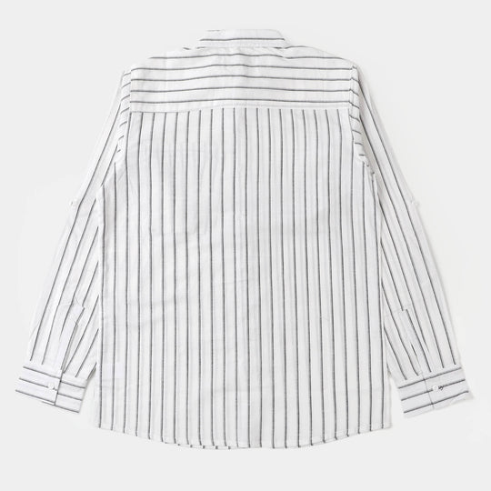 Teens Boys Cotton Casual Shirt Stripes - Striper