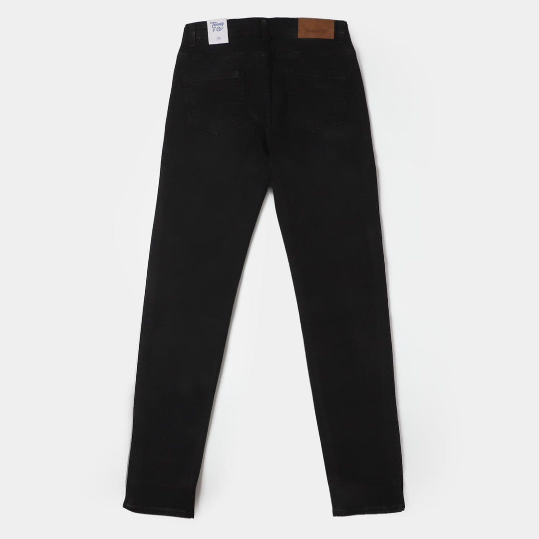 Teens Boys Denim Pant- BLACK