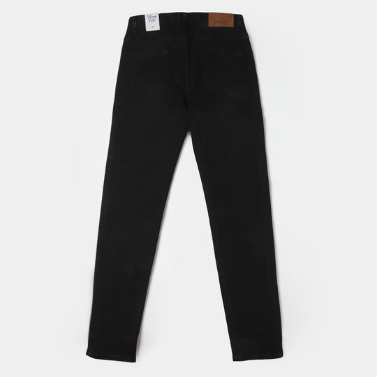 Teens Boys Denim Pant- BLACK