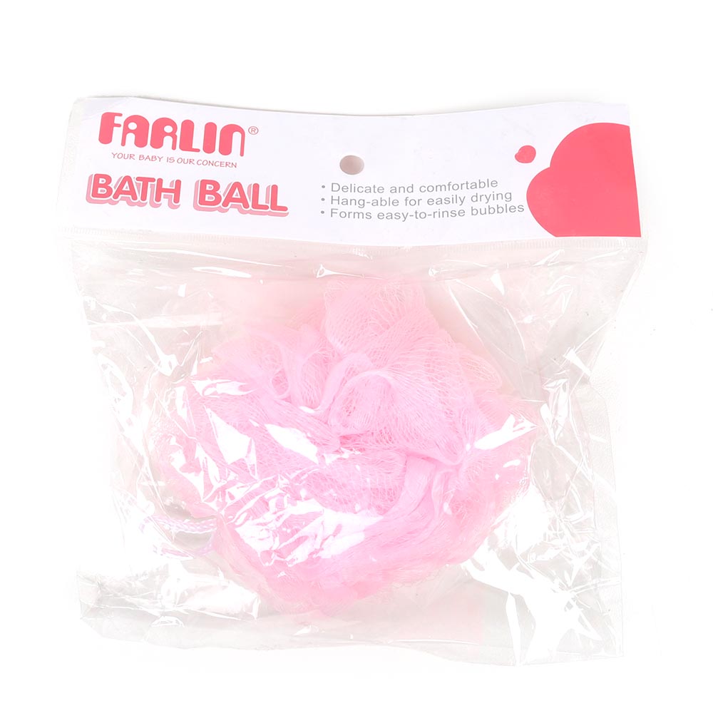 Farlin Baby Bath Ball - Pink