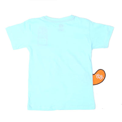 Infants H/S Cloud T-Shirt For Boys - Sky Blue