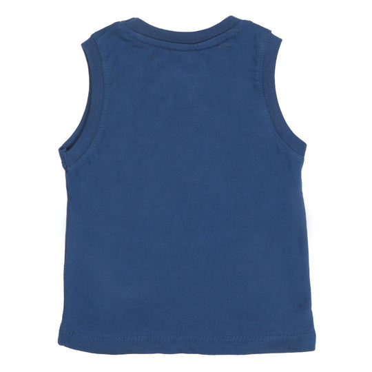 Infant Boys Sando Baby Shark - Navy Peony