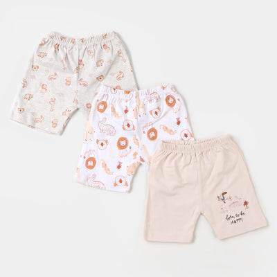 Infant Boys Cotton Short 3 PCs Set | Safari