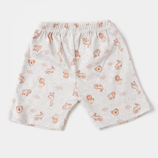 Infant Boys Cotton Short 3 PCs Set | Safari