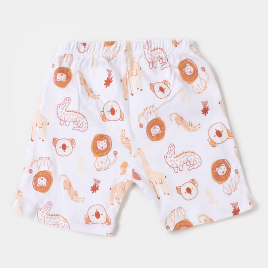 Infant Boys Cotton Short 3 PCs Set | Safari