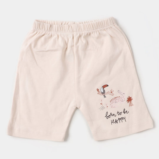 Infant Boys Cotton Short 3 PCs Set | Safari